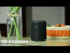 Ozzie 10W Ausgang Trolley IPX7 Wasserdicht Bluetooth-Lautsprecher mit RGB-Leuchten