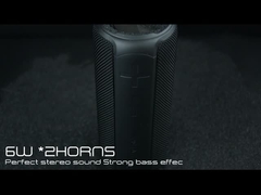 Premium-LED-Wireless-Lautsprecher 12 Watt wasserdicht IPX7 mit TWS-Funktion