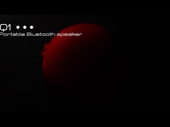 Kleiner Mini-Außenlautsprecher, 3,7V 800mAh Bluetooth-Lautsprecher mit Bassradiator