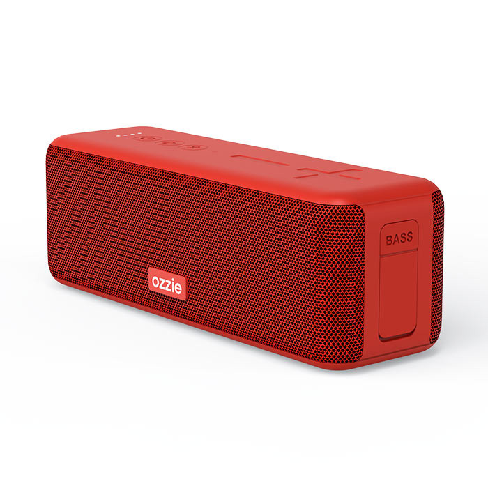 Rot Typ C Outdoor Bluetooth Lautsprecher-System drahtlos 640g Mp3 Wav Ape Flac Musikformat