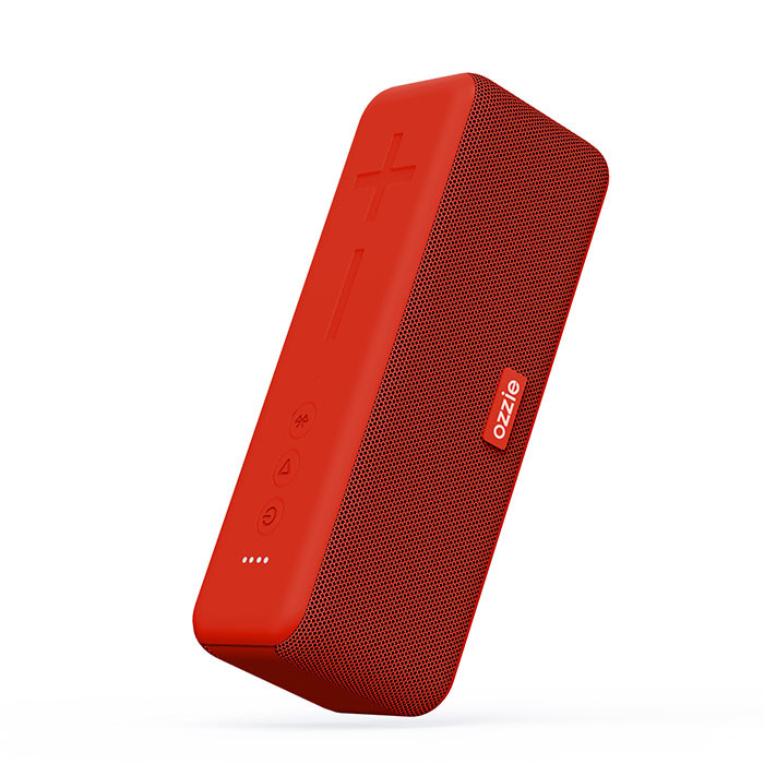 Rot Typ C Outdoor Bluetooth Lautsprecher-System drahtlos 640g Mp3 Wav Ape Flac Musikformat