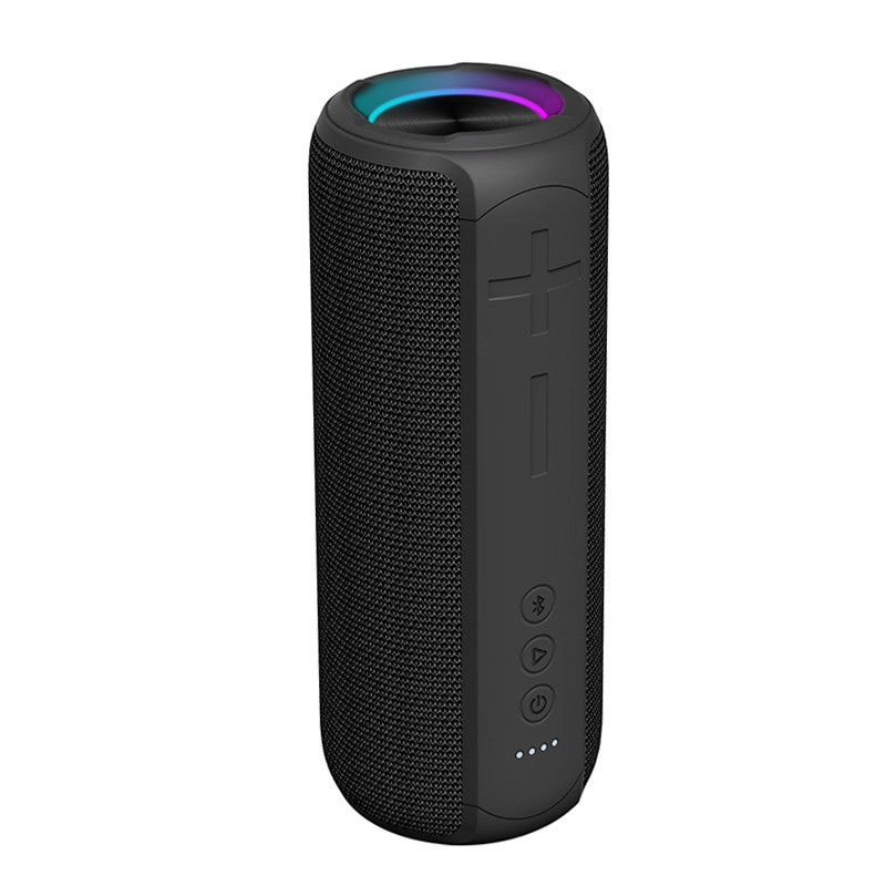 LED-Leuchten Drahtloser tragbarer Bluetooth-Lautsprecher IPX7 Wasserdichte Unterstützung TF BT AUX