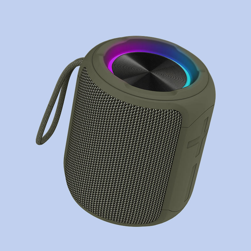 Wasserdichte drahtlose Outdoor-Lautsprecher aus ABS-TPU-Textil mit Batteriekapazität 3.6V 2500mAh