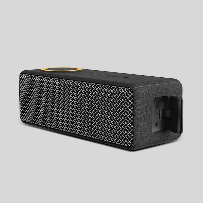22.4 X 7.9 X 8.4 Cm drahtloser Ladegerät Lautsprecher kompatibel mit MP3/WMA/WAV/APE/FLAC
