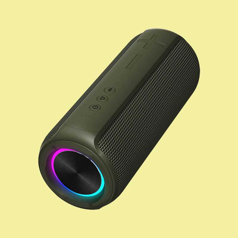 5V 2A 30W leistungsstarker Bass LED Licht Bluetooth Lautsprecher mit SD-Karte AUX IN