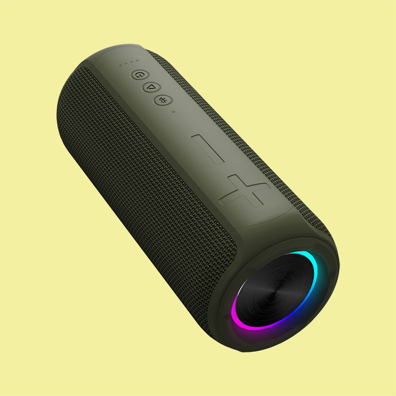 5V 2A 30W leistungsstarker Bass LED Licht Bluetooth Lautsprecher mit SD-Karte AUX IN