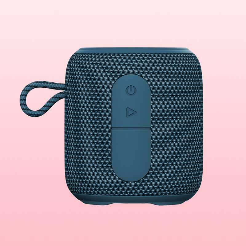 Wasserdichtes drahtloses Duschsprecher mit 1200 Mah-Batterie in Blau mit Bassradiator