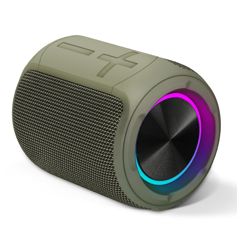 tragbarer drahtloser Bluetooth Sprecher 2200mAh TWS mit bunten Lichtern RGB LED
